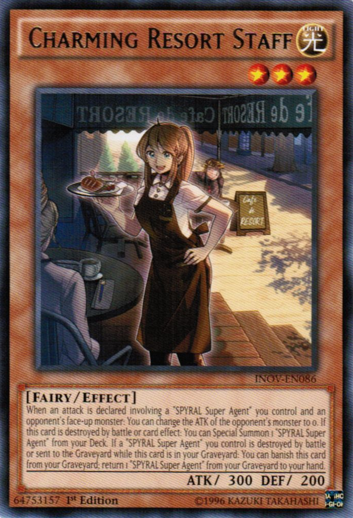 Charming Resort Staff [INOV-EN086] Rare | Odin's Place