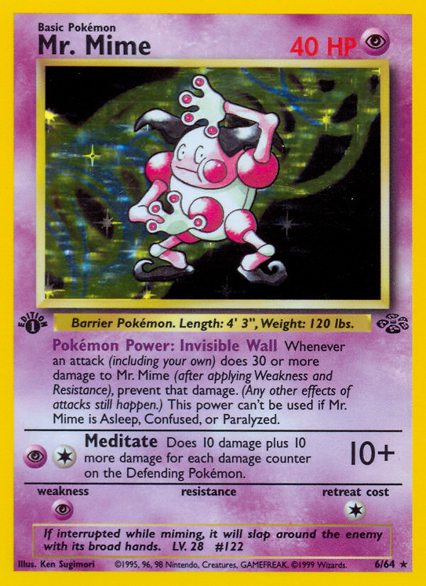 Mr. Mime (6/64) [Jungle 1st Edition] | Odin's Place