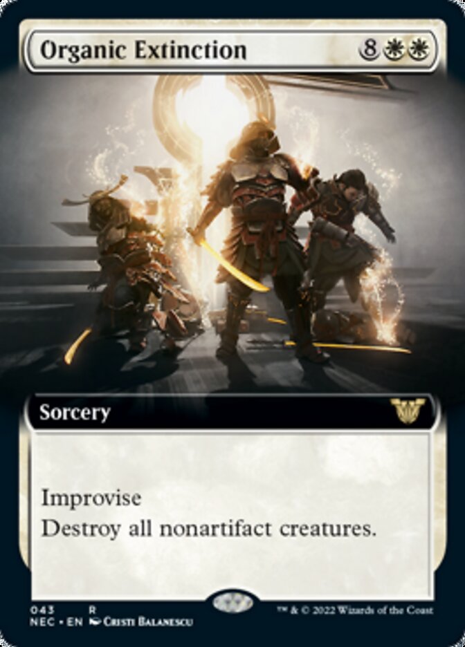 Organic Extinction (Extended Art) [Kamigawa: Neon Dynasty Commander] | Odin's Place