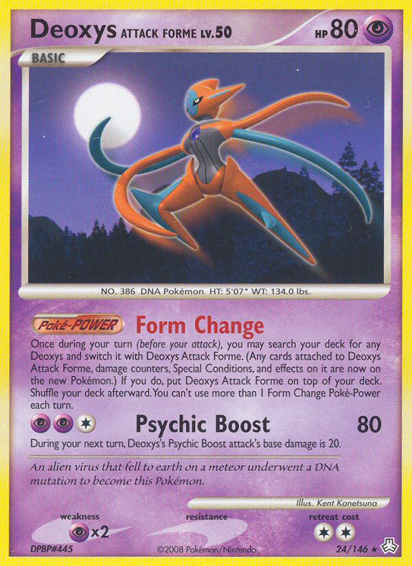 Deoxys Attack Forme (24/146) [Diamond & Pearl: Legends Awakened] | Odin's Place