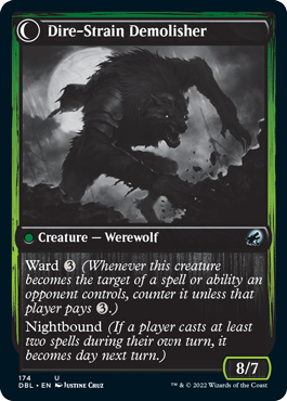 Burly Breaker // Dire-Strain Demolisher [Innistrad: Double Feature] | Odin's Place