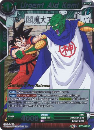 Urgent Aid Kami (BT7-066_PR) [Assault of the Saiyans Prerelease Promos] | Odin's Place