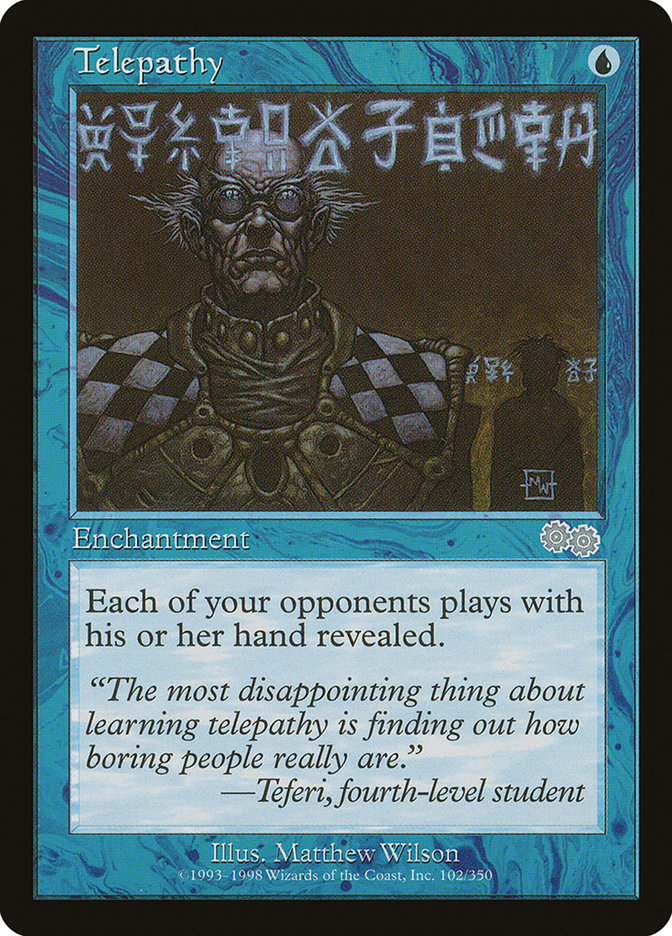 Telepathy (102) [Urza's Saga] | Odin's Place