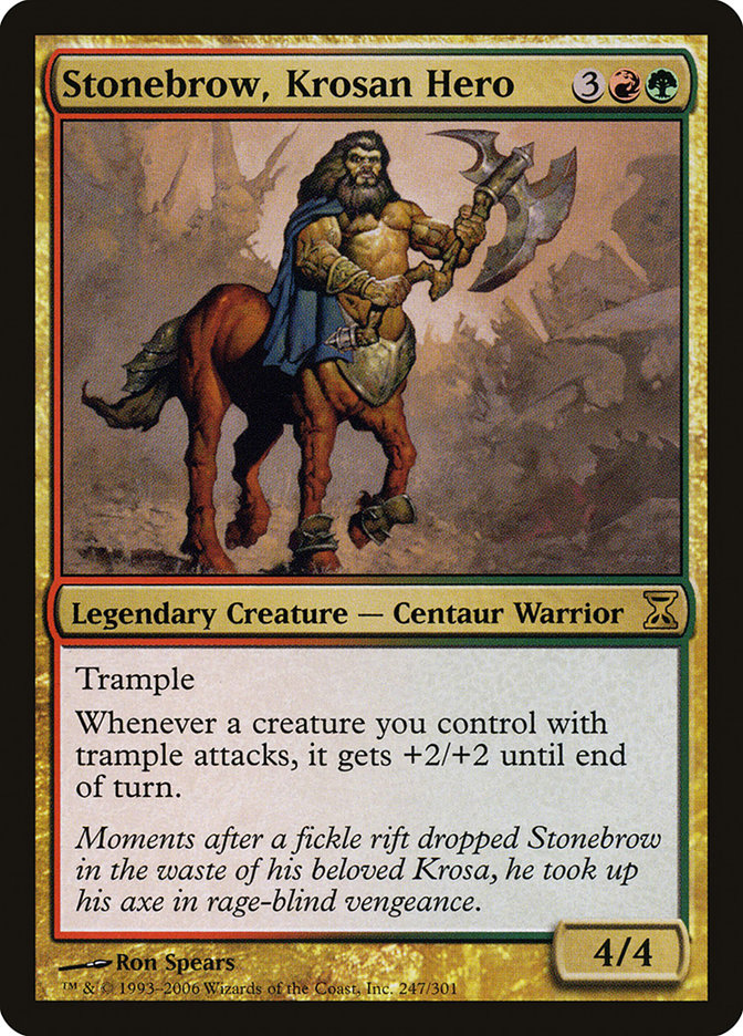 Stonebrow, Krosan Hero (247) [Time Spiral] | Odin's Place