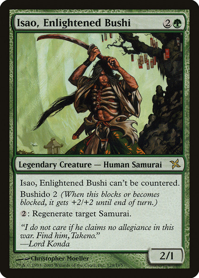 Isao, Enlightened Bushi (129) [Betrayers of Kamigawa] | Odin's Place