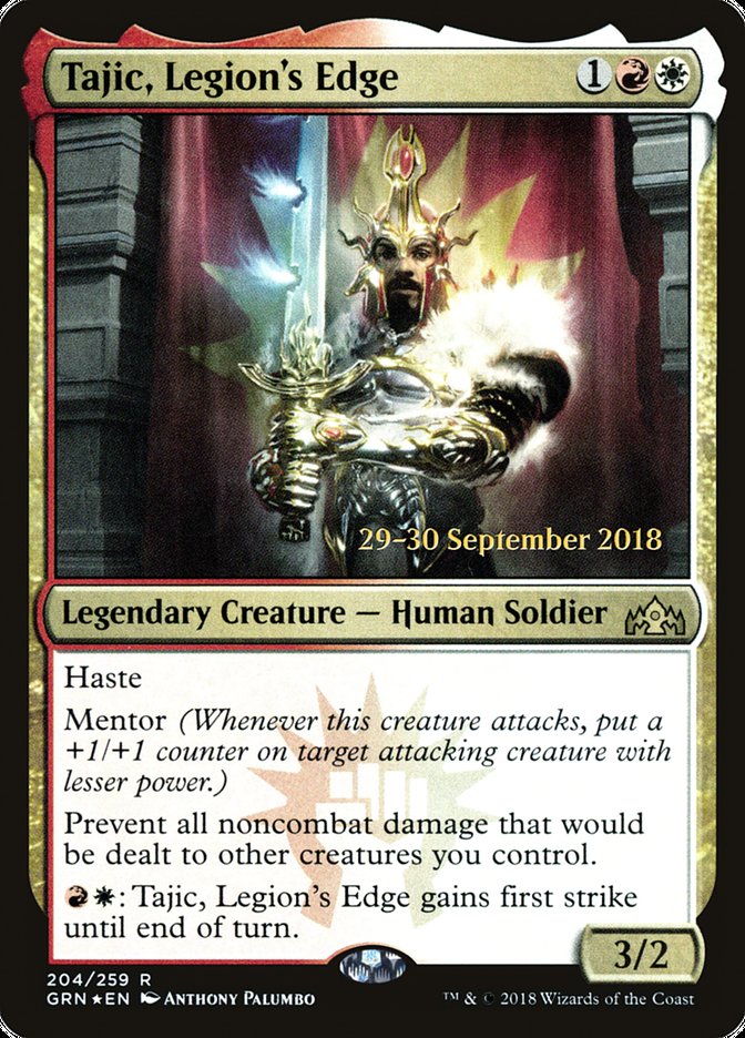 Tajic, Legion's Edge (204) [Guilds of Ravnica Prerelease Promos] | Odin's Place