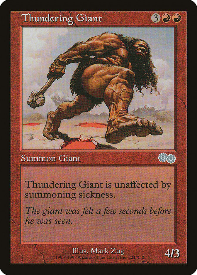 Thundering Giant (221) [Urza's Saga] | Odin's Place