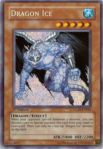 Dragon Ice [GLAS-EN084] Secret Rare | Odin's Place