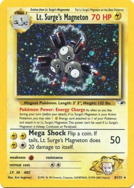 Lt. Surge's Magneton (8/132) [Gym Heroes Unlimited] | Odin's Place
