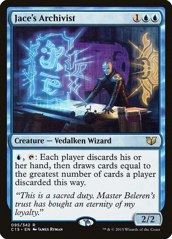 Jace's Archivist (95) [Commander 2015] | Odin's Place
