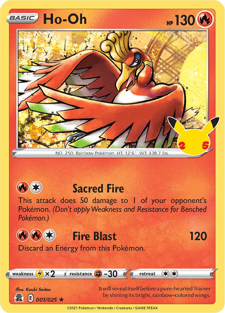 Ho-oh (001/025) [Celebrations: 25th Anniversary] | Odin's Place