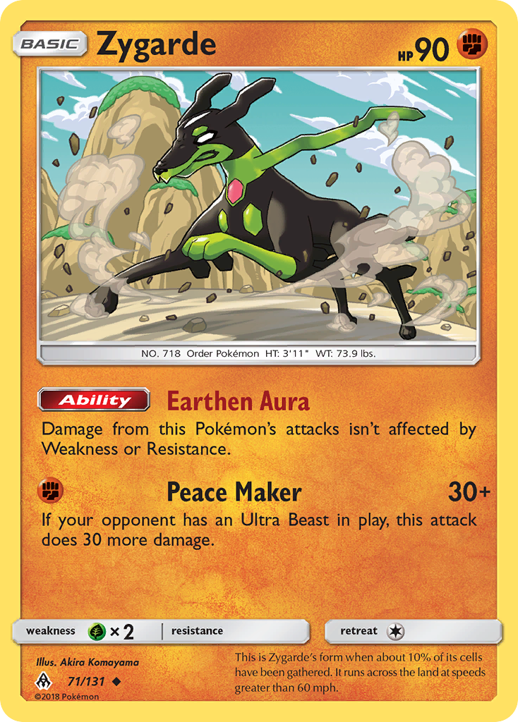 Zygarde (71/131) [Sun & Moon: Forbidden Light] | Odin's Place