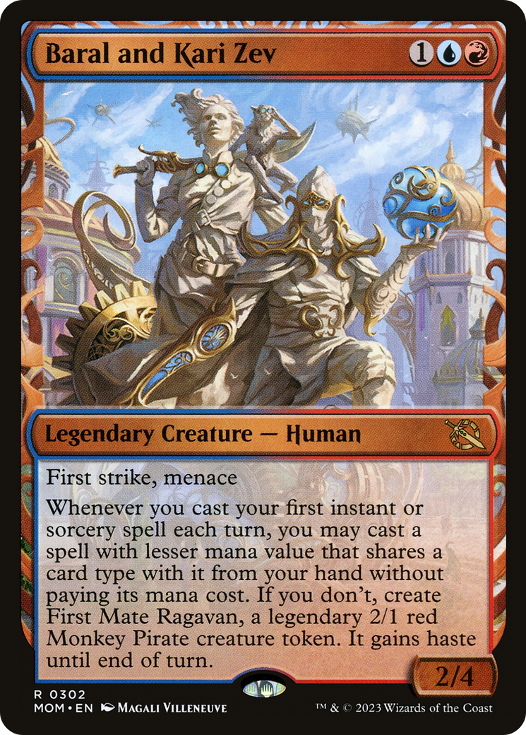 Baral and Kari Zev (Showcase Planar Booster Fun) [March of the Machine] | Odin's Place