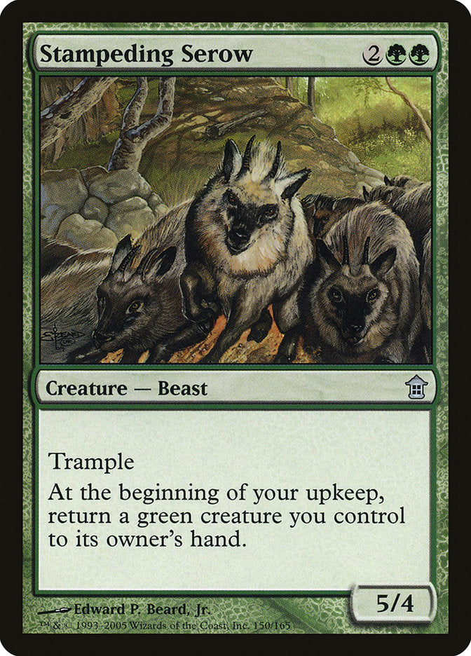 Stampeding Serow (150) [Saviors of Kamigawa] | Odin's Place