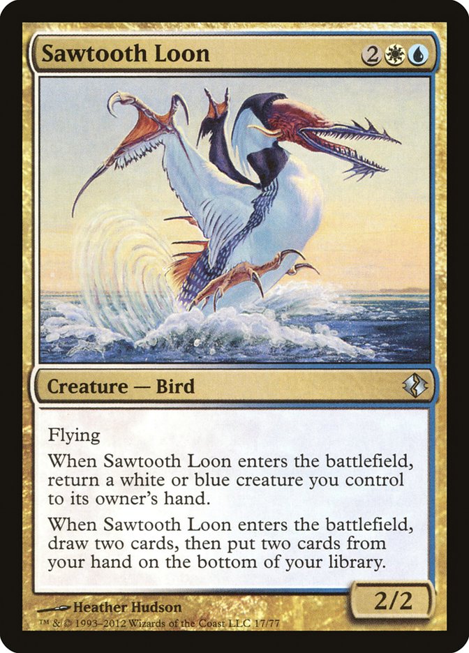 Sawtooth Loon (17) [Duel Decks: Venser vs. Koth] | Odin's Place