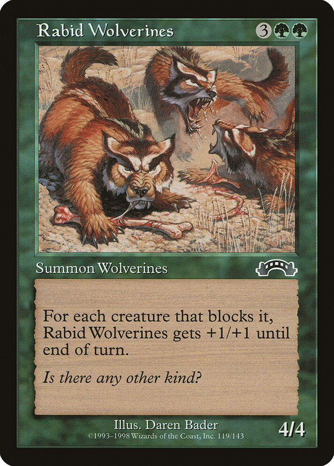 Rabid Wolverines (119) [Exodus] | Odin's Place