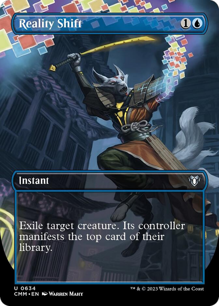 Reality Shift (Borderless Alternate Art) [Commander Masters] | Odin's Place