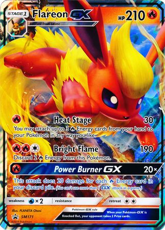 Flareon GX (SM171) (Jumbo Card) [Sun & Moon: Black Star Promos] | Odin's Place