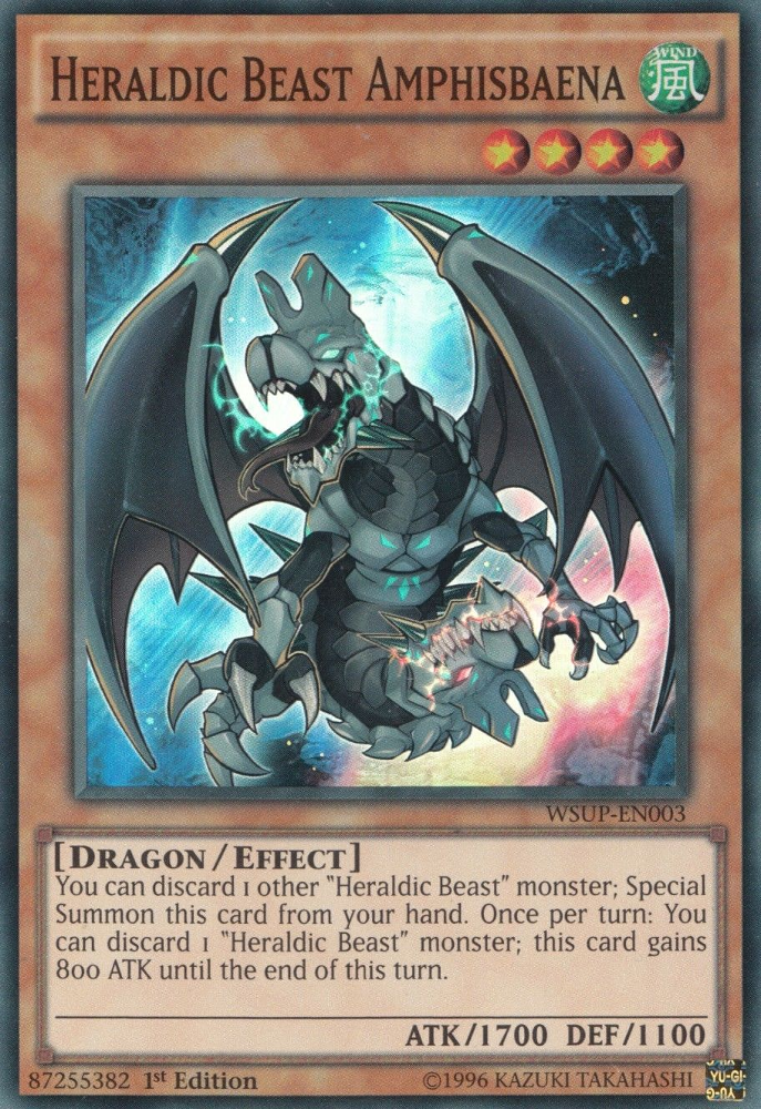 Heraldic Beast Amphisbaena [WSUP-EN003] Super Rare | Odin's Place