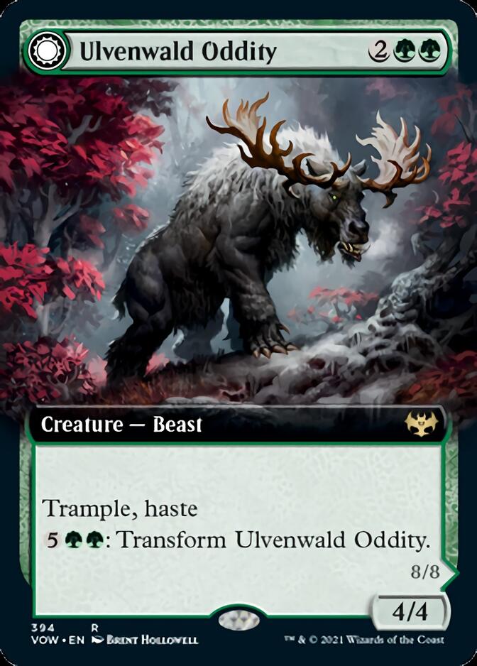 Ulvenwald Oddity // Ulvenwald Behemoth (Extended Art) [Innistrad: Crimson Vow] | Odin's Place