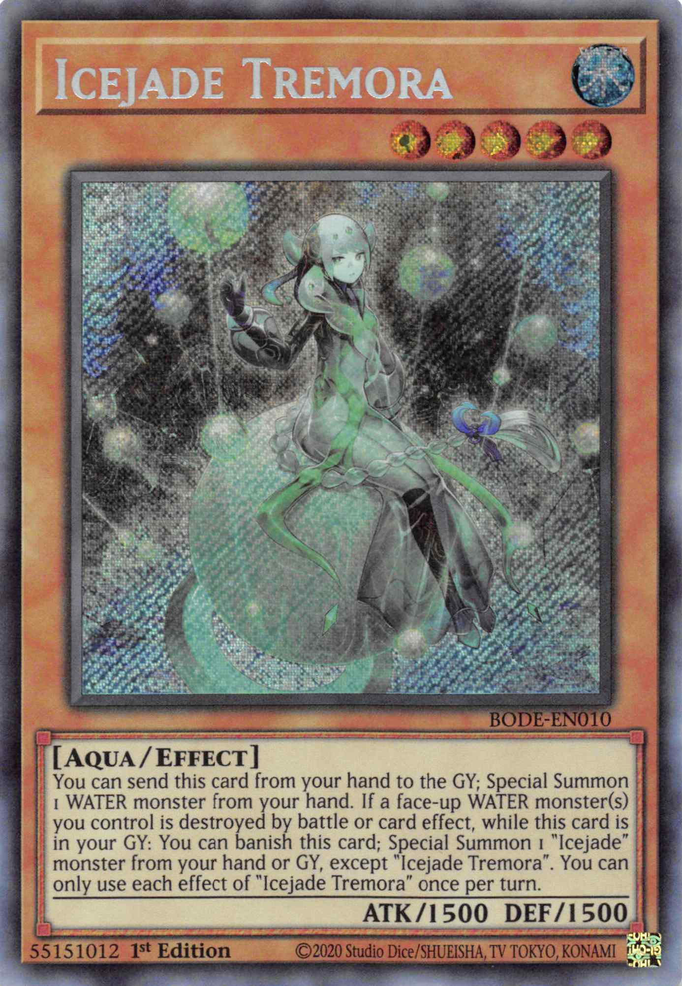 Icejade Tremora [BODE-EN010] Secret Rare | Odin's Place