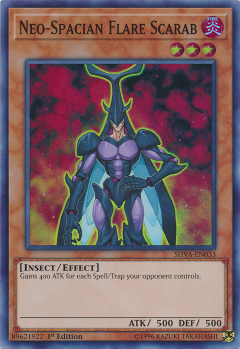 Neo-Spacian Flare Scarab [SHVA-EN033] Super Rare | Odin's Place