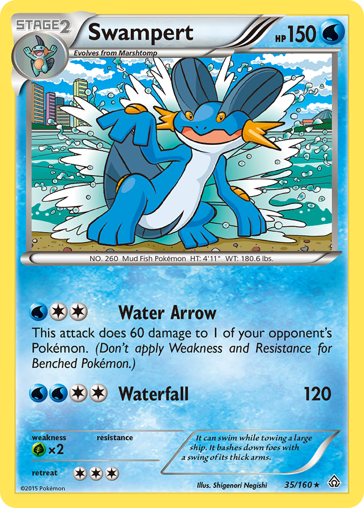 Swampert (35/160) [XY: Primal Clash] | Odin's Place