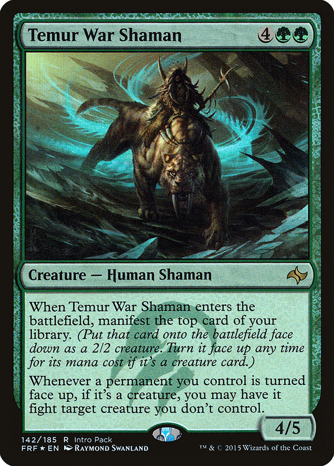 Temur War Shaman (142) (Intro Pack) [Fate Reforged Promos] | Odin's Place