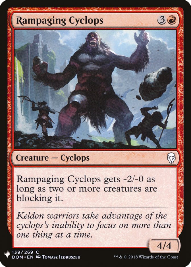 Rampaging Cyclops [Mystery Booster] | Odin's Place