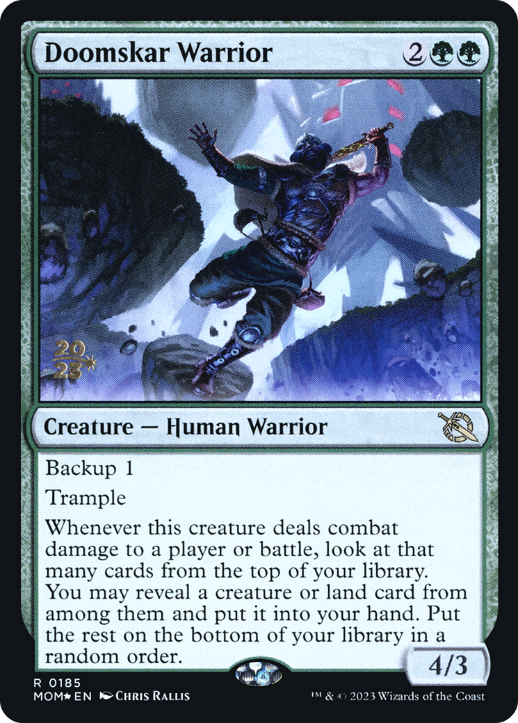 Doomskar Warrior [March of the Machine Prerelease Promos] | Odin's Place