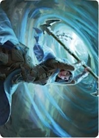 Sea Gate Stormcaller Art Card [Zendikar Rising Art Series] | Odin's Place