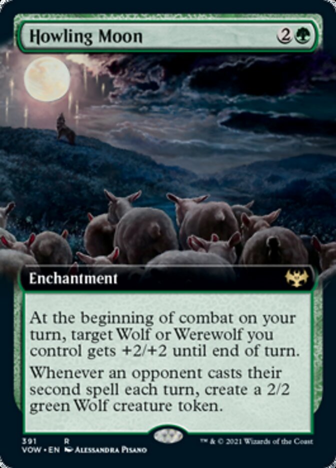 Howling Moon (Extended Art) [Innistrad: Crimson Vow] | Odin's Place