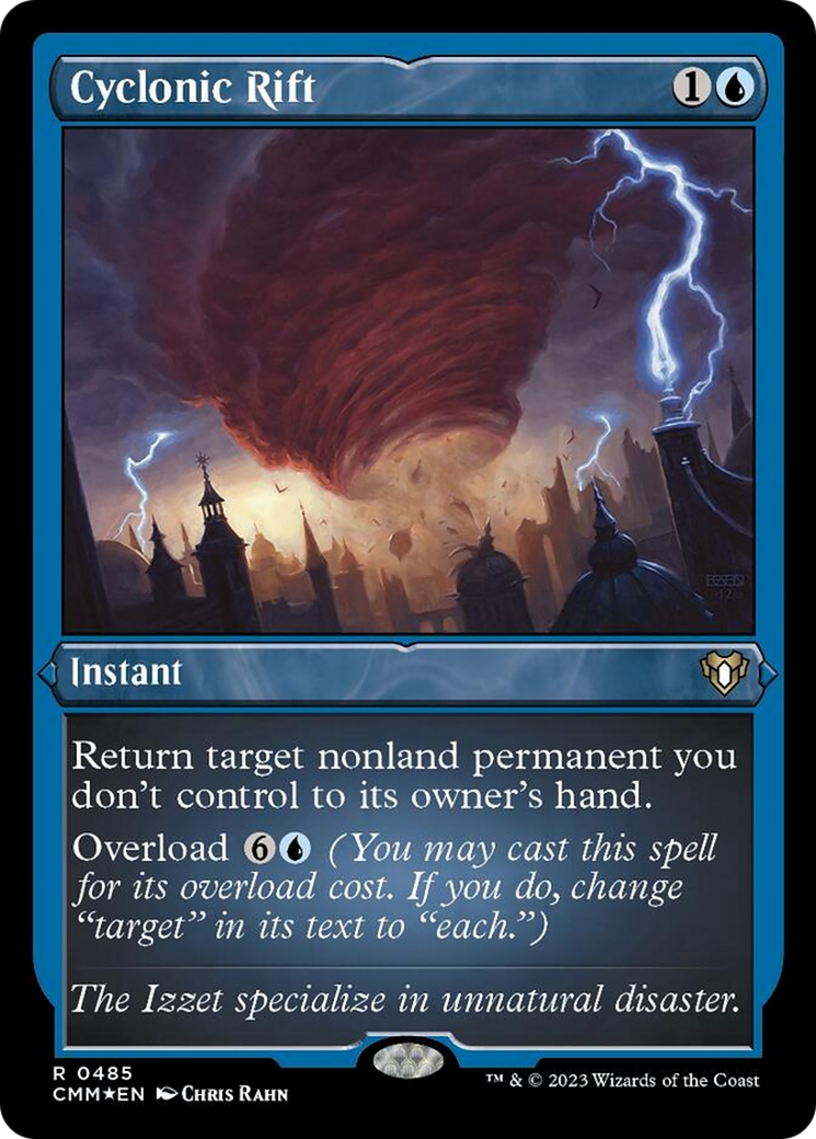 Cyclonic Rift (Foil Etched) [Commander Masters] | Odin's Place