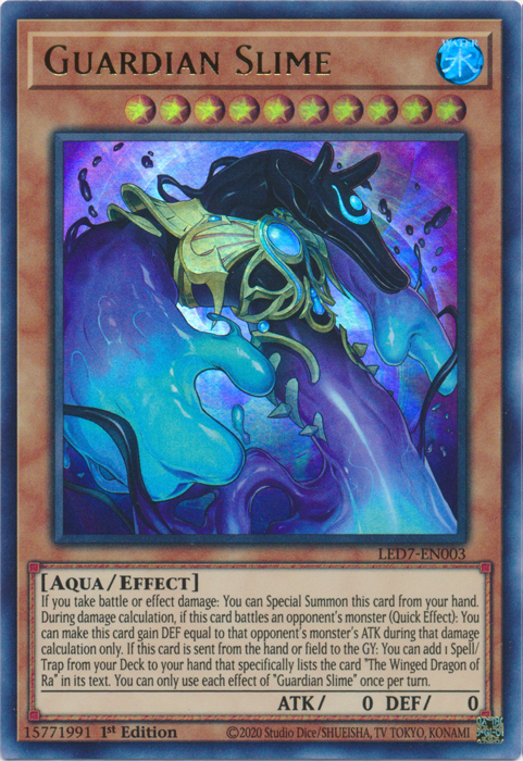 Guardian Slime [LED7-EN003] Ultra Rare | Odin's Place