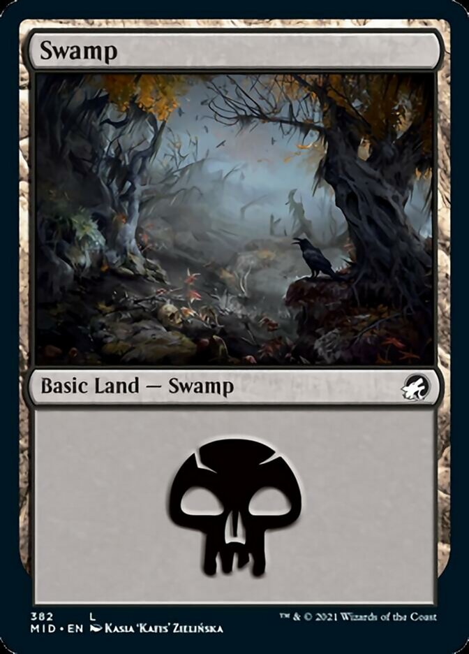 Swamp (382) [Innistrad: Midnight Hunt] | Odin's Place