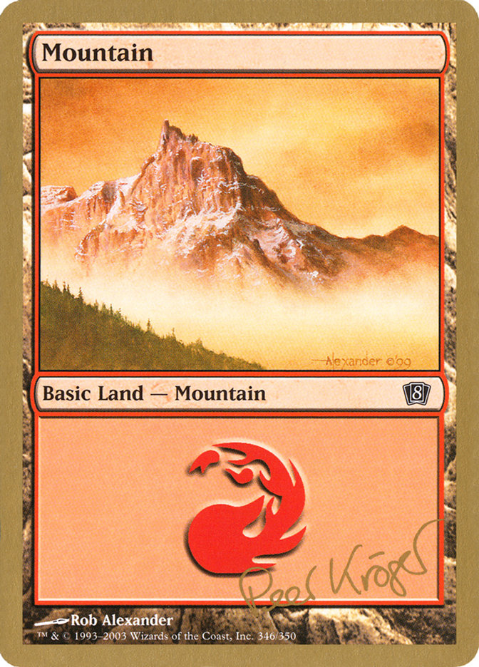 Mountain (pk346) (Peer Kroger) [World Championship Decks 2003] | Odin's Place