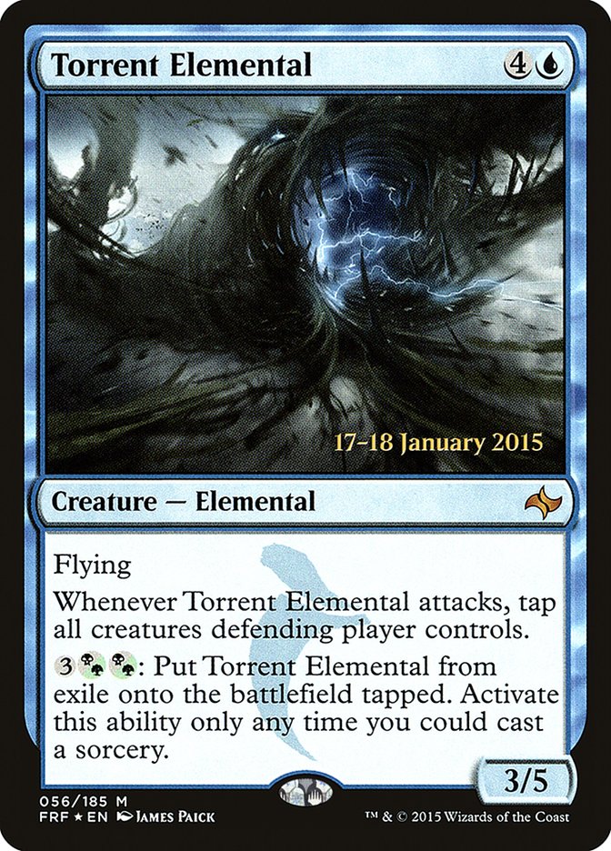 Torrent Elemental (56) [Fate Reforged Prerelease Promos] | Odin's Place
