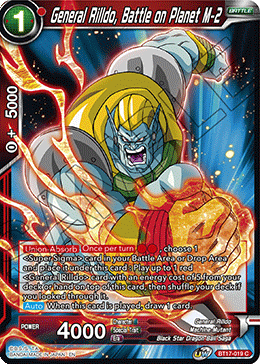 General Rilldo, Battle on Planet M-2 (BT17-019) [Ultimate Squad] | Odin's Place