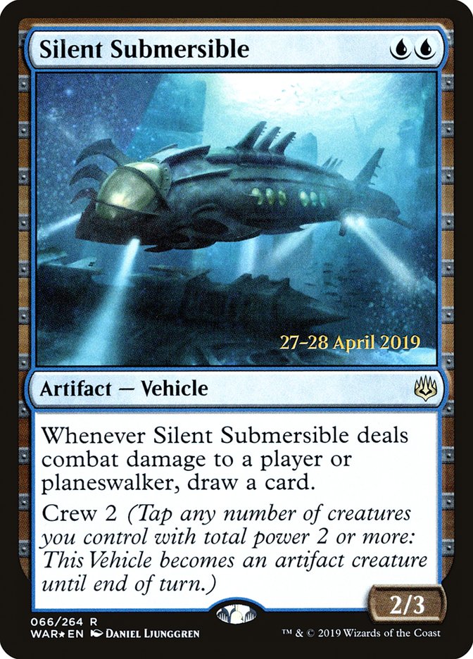 Silent Submersible (66) [War of the Spark Prerelease Promos] | Odin's Place