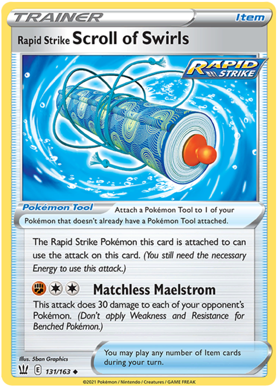 Rapid Strike Scroll of Swirls (131/163) [Sword & Shield: Battle Styles] | Odin's Place