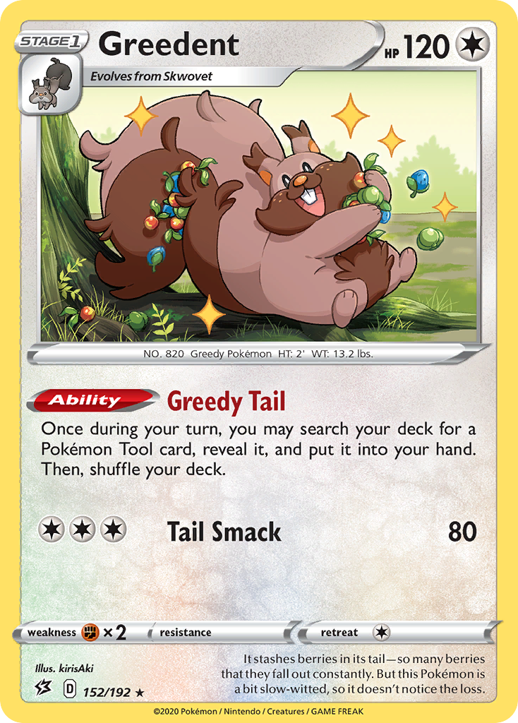 Greedent (152/192) [Sword & Shield: Rebel Clash] | Odin's Place