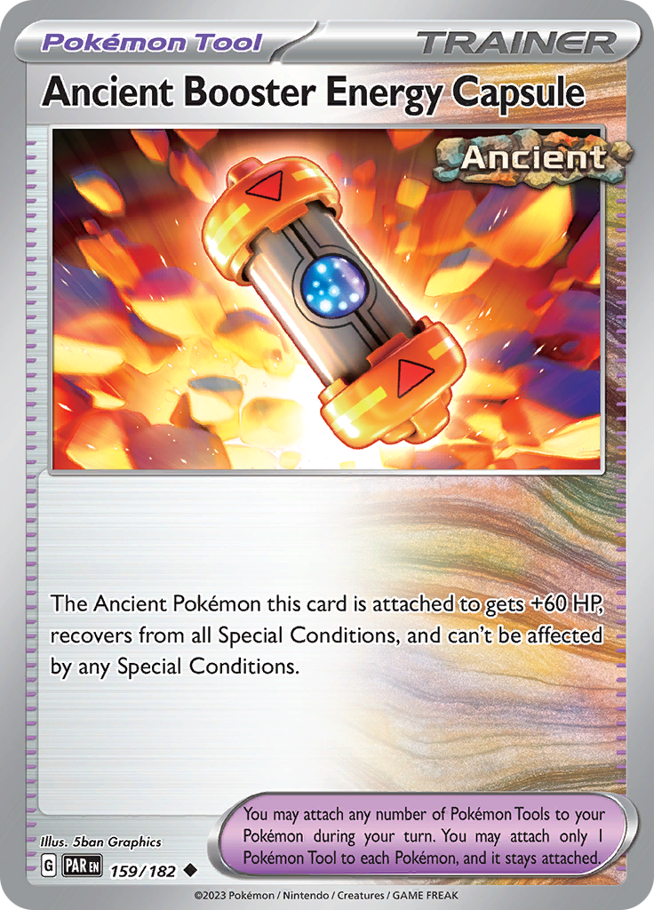 Ancient Booster Energy Capsule (159/182) [Scarlet & Violet: Paradox Rift] | Odin's Place