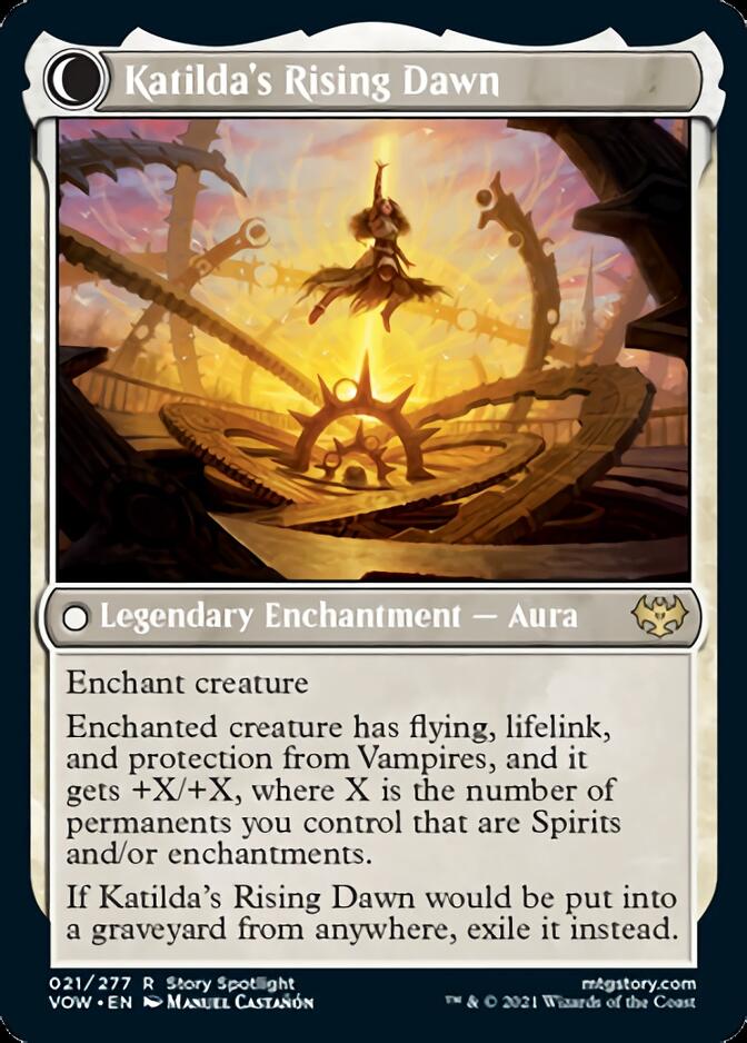 Katilda, Dawnhart Martyr // Katilda's Rising Dawn [Innistrad: Crimson Vow] | Odin's Place