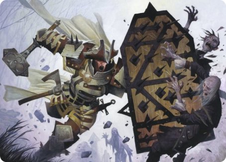 Estwald Shieldbasher Art Card [Innistrad: Crimson Vow Art Series] | Odin's Place