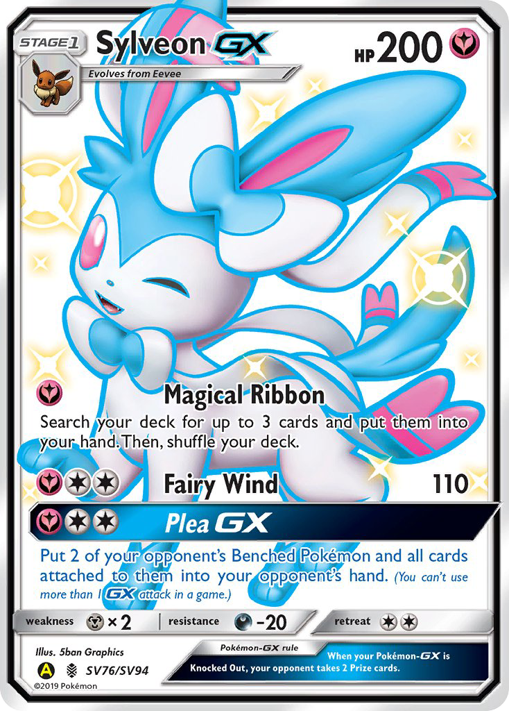 Sylveon GX (SV76/SV94) [Sun & Moon: Hidden Fates - Shiny Vault] | Odin's Place