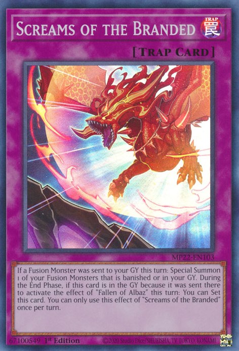 Screams of the Branded [MP22-EN103] Super Rare | Odin's Place