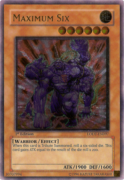 Maximum Six [LODT-EN097] Ultimate Rare | Odin's Place