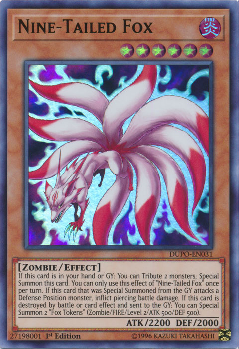 Nine-Tailed Fox [DUPO-EN031] Ultra Rare | Odin's Place