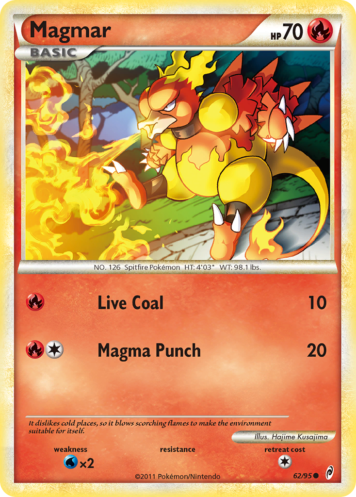 Magmar (62/95) [HeartGold & SoulSilver: Call of Legends] | Odin's Place