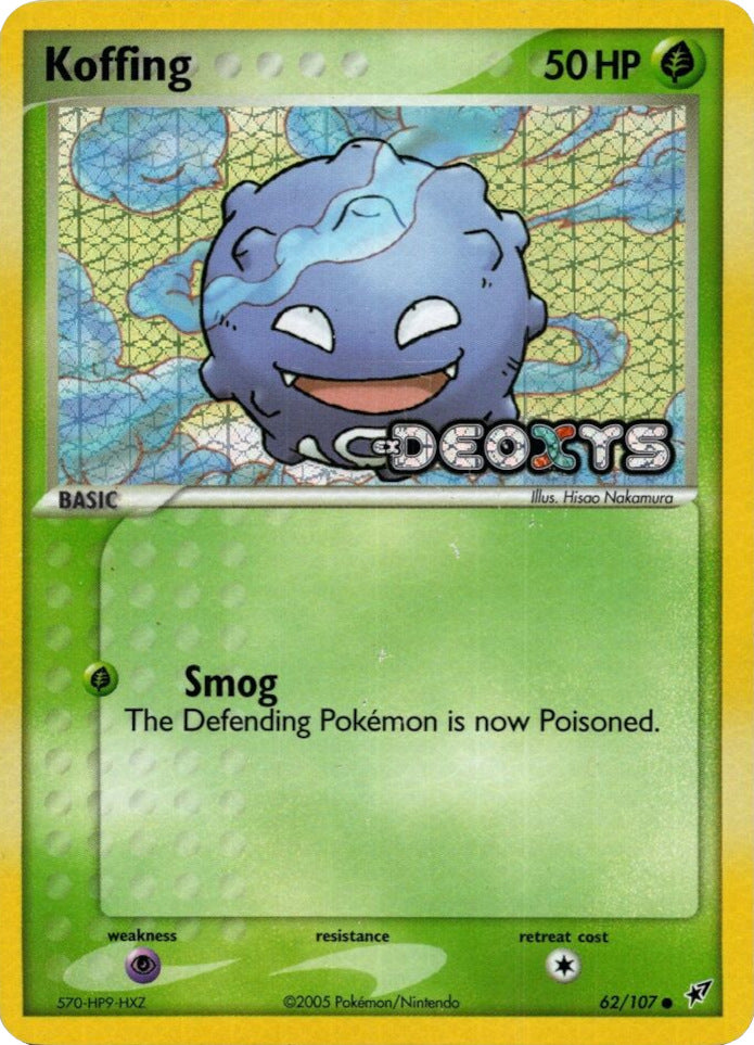 Koffing (62/107) (Stamped) [EX: Deoxys] | Odin's Place